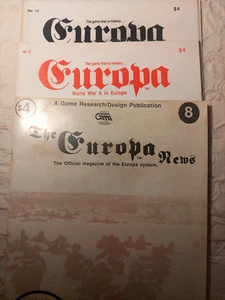 Europa magazine #8, 12, 13 - Game Research Design (GRD) - free ship - Picture 1 of 7