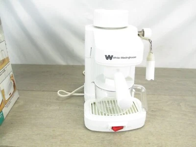 White Westinghouse Cappuccino/Espresso Coffee Maker White - Tested & Works - Image 1 of 4