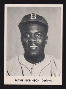 1956 Jackie Robinson DODGERS UNSIGNED 5-1/8 x 7 PICTURE PACK PHOTO #36 - Picture 1 of 2