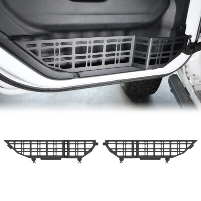 Red de caja de almacenamiento de bolsillo de puerta delantera multifunción para Jeep Wrangler JL 2018-ahora Foto 1 de 4