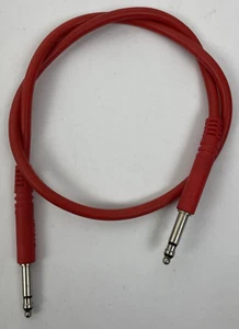 Molded Red TT Cable | Mogami 2893 | 23" 3' 5" | Pro Audio LA - Picture 1 of 3