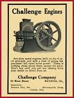 1910 Challenge Co. Of Batavia, Illinois New Metal Sign: 4 Cycle Gas Engines