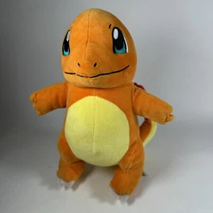 Pokemon Plush Charmander Orange 8" 2021 Nintendo Stuffed Animal Toy - Picture 1 of 8