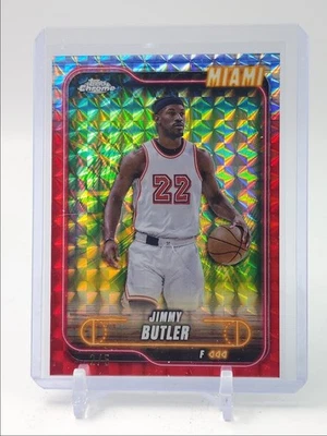 JIMMY BUTLER 2024-25 TOPPS CHROME RED GEOMETRIC MIAMI /5 Q5908 - Image 1 of 2