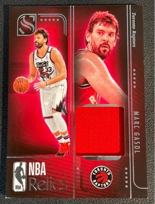 Marc Gasol 2024-25 Panini Silhouette NBA Relics Game Worn Patch #REL-GAS - Image 1 of 2