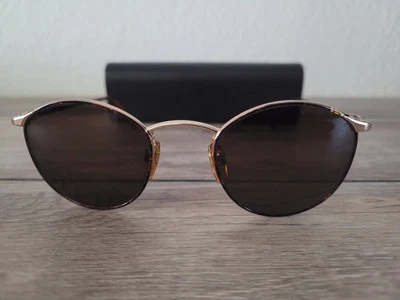 Gafas de sol Giorgio Armani vintage marrón redondo. Foto 1 de 4