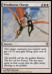 Windborne Charge -Foil Light Play MTG Zendikar - Picture 1 of 1