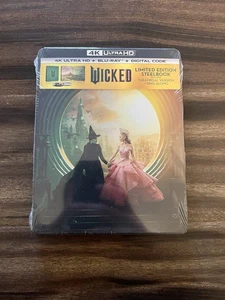 Wicked Steelbook, 4K UHD + Blu-ray+ Digital Walmart Exclusive SEALED SHIPS TODAY - Imagen 1 de 2