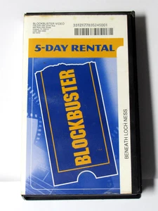 Beneath Loch Ness VHS Blockbuster Video Rental Case Horror sci-fi movie FREE - Imagen 1 de 4