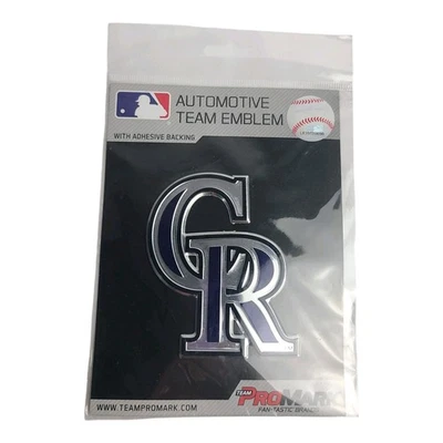 New Colorado Rockies Car Emblem Decal MLB Baseball Automotive Team ProMark  - Image 1 of 4