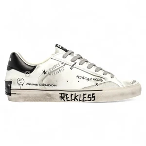 Crime London sneakers basse Distressed Ink Wall 11861 - Foto 1 di 1