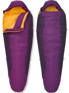 womens KELTY cosmic sleeping bag 32 degree 550 dri down regular right zip 5'8" - Picture 1 of 16