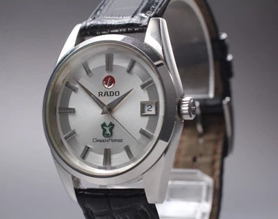 "NEAR MINT" Vintage RADO Green Horse 633.3671.4 Men's Automatic Watch From JAPAN - image 1 of 4