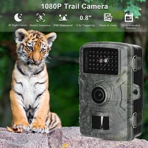 16MP 1080P Day Night Photo Video Taking Trail Hunting Camera IP66 W/ 32G Card k8 - Picture 1 of 13
