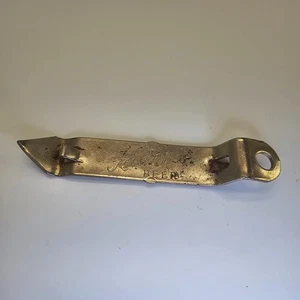 Apribottiglie birra vintage Hamm's Brewing Co chiave chiesa originale raro logo orso - Foto 1 di 5