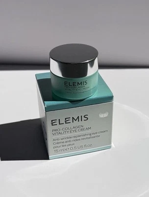 AUTÉNTICA CREMA PARA OJOS ELEMIS Pro Colágeno Vitality 0,5 oz FS $115RV NUEVA EN CAJA Foto 1 de 4