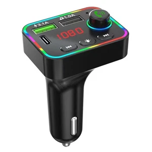 Kfz-Ladegerät-Adapter FM-Transmitter Zigarettenanzünder mit Digitalanzeige - Afbeelding 1 van 7