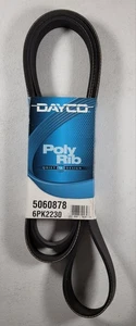 Dayco Serpentine Drive Belt Poly Rib 5060878 OEM 6PK2230 Quiet Design USA - Picture 1 of 7