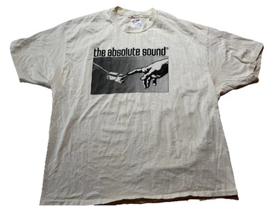 Camiseta Tocadiscos Vintage Años 90 The Absolute Sound Magazine Audiophile XXL Foto 1 de 4