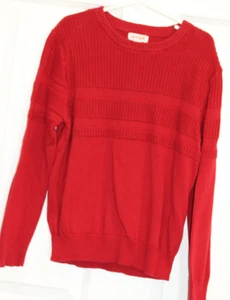 *BOYS SIZE SMALL (6/7) CAT & JACK RED SWEATER--EXCELLENT 4-30-2 - Picture 1 of 4