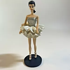1993 Danbury Mint Barbie 1961 Ballerina Figurine w/ Box Mattel Silver Dress - Picture 1 of 6