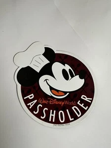 Authentic Walt Disney World Chef Mickey Annual Pass holder Magnet-Beautiful Art - Picture 1 of 6