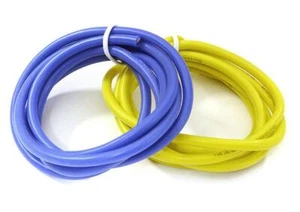 Flexible 14 AWG Gauge Silicone Wire 1m Set, 39in Blue 39in Yellow - Picture 1 of 1