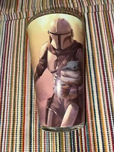 The Mandalorian VETRO Tumbler 16 once più forte di quanto pensi baby yoda Star Wars - Foto 1 di 5