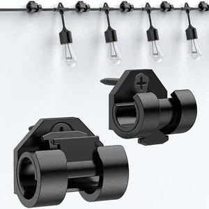 Hooks for Outdoor String Lights Clips, Christmas Light Clips Weatherproof, Li... - Picture 1 of 7