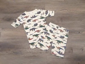 VGUC Hanna Andersson boys size 140 dinosaur pajamas shorts organic cotton 10 - Picture 1 of 3