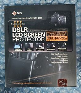 NEW GGS III - Generation DSLR LCD Screen Protector for Canon 50D/40D