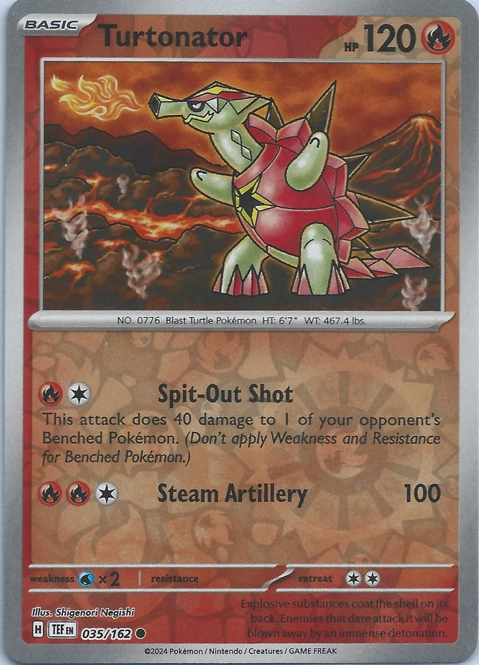 Turtonator 035/162 Sv05: Temporal Forces Reverse Holo - Image 1 of 1