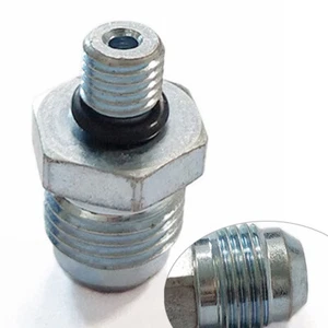 6 AN x 5/16-24 O Ring Hydroboost Spittier Rücklaufanschluss Fitting Eisen - Bild 1 von 7