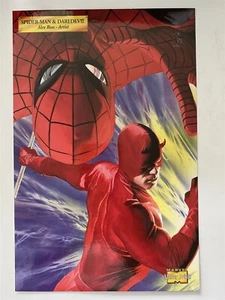 MARVEL CARDS MASTERPRINTS - Spider-Man Alex Ross Oversized 16,5 x 25,5 cm 2001 - Bild 1 von 1