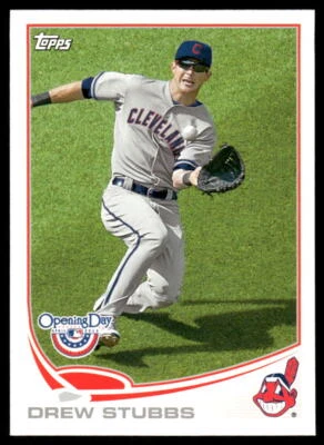 Drew Stubbs 2013 Topps Opening Day #89 Cleveland Indians - Image 1 of 2