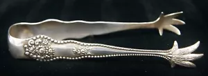 Pinzas de azúcar de plata esterlina ADOLPHUS Mount Vernon 4 3/4" - Imagen 1 de 3