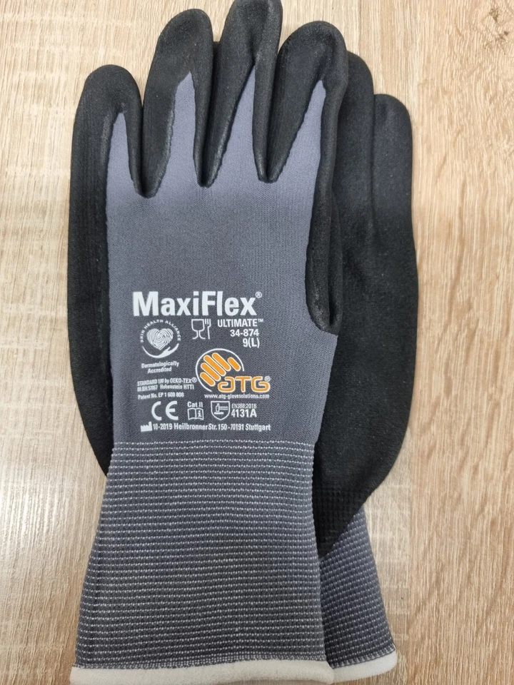 MaxiFlex Ultimate ATG 34-874 Montage-Garten-Schutzhandschuhe 1 Paar in Gr:9/L