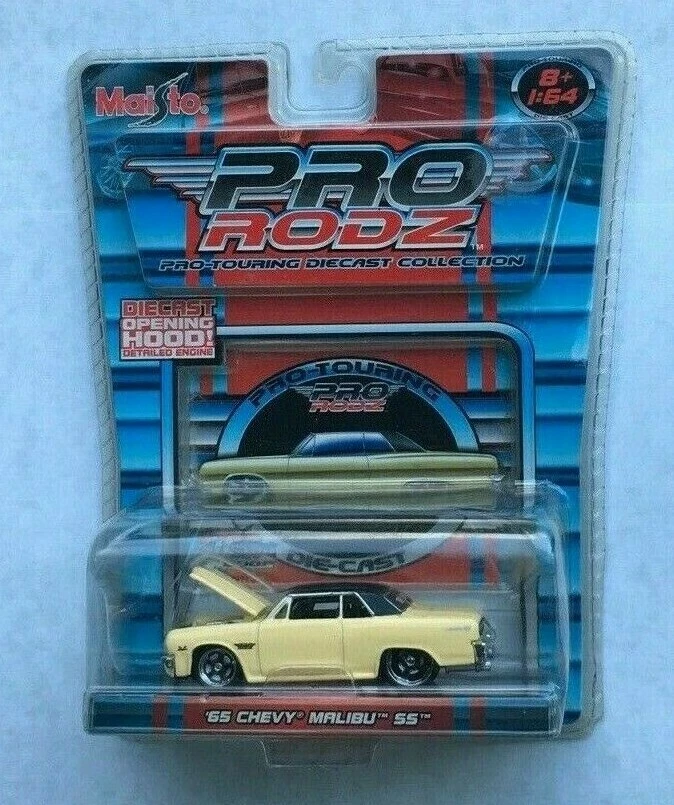 Maisto Pro Rodz Touring 1965 Pontiac GTO Hardtop V8 Gray W/black 15478 1/64 MINT