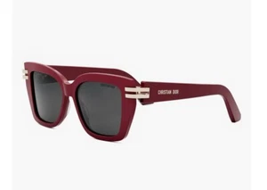 Dior CDior S1I Sonnenbrille Damen rot eckiges Gestell Sonnenbrille NEU MIT ETIKETT Dior - Bild 1 von 7