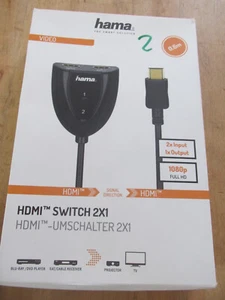 Marken  HDMI-UMSCHALTER 2X1  / Restposten H2DV3Reg3K1Nr2 - Bild 1 von 6