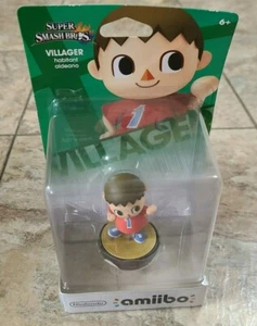 Super Smash Bros Villager Amiibo Figure Nintendo 3DS Wii Wii U Switch New - Bild 1 von 2