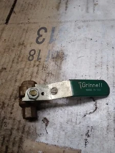 Grinnell Brass Ball Valve Isolation 1” Solder 150 SWP 600 WOG - Picture 1 of 5
