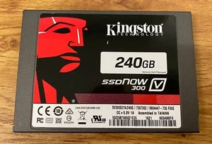 Kingston 240GB 2.5" SSD Solid State Drive SV300S37A/240G *TESTED, WORKING* - Picture 1 of 2