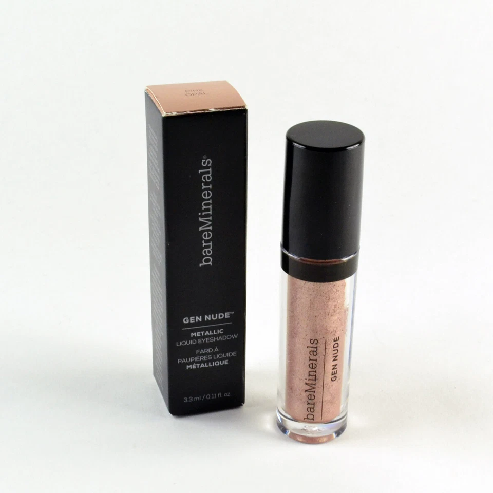 BareMinerals Gen Nude Metallic Liquid Eyeshadow PINK OPAL - Size 3.3mL / 0.11 Oz - Image 1 of 1