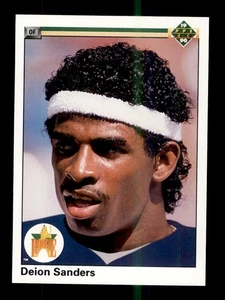 1990 Upper Deck #13 Deion Sanders Rookie RC New York Yankees - Bild 1 von 2