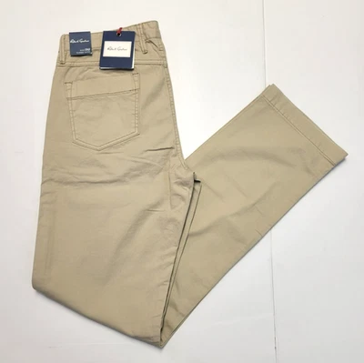 $188 Новый ROBERT GRAHAM классический Yates повседневные брюки мужчин 32 x 34 хаки бежевый JEANO 3 - Изображение 1 из 4