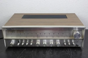 Vintage Quadraflex Stereo AM FM Receiver 777 Walnut Grain Vinyl Veneer - Picture 1 of 11