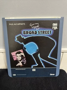 Paul McCartney Give My Regards to Broad Street RCA CED VideoDisc 1984 - Picture 1 of 2