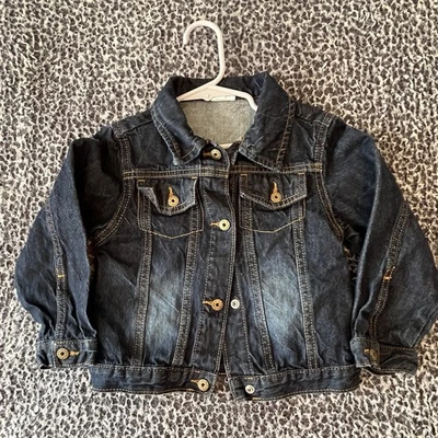 Chaqueta Jean Wrangler Niños Unisex Talla 4T Azul Foto 1 de 4