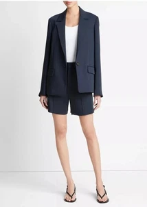 NWT Vince Boyfriend Blazer in Coastal Blue Size - 10 - Picture 1 of 9